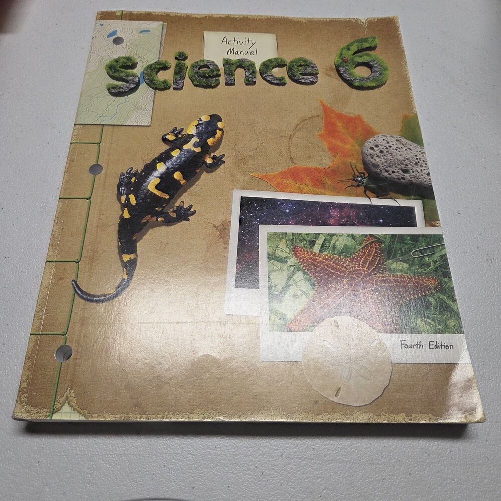 BJU Press Science Student Activity Manual Grade 6 4th Edition